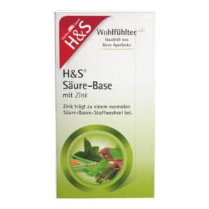 H&S Wohlfühltee Säure-Base mit Zink