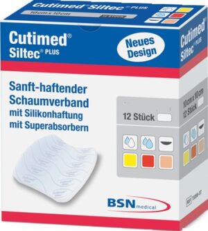 CUTIMED Siltec Plus Schaumverb.5x6 cm haftend