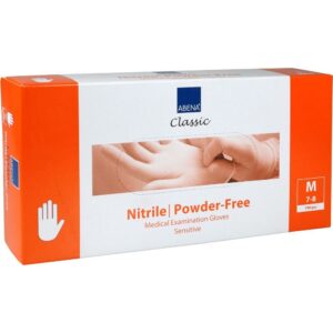 NITRIL Unt.Handschuhe unster.puderfrei Gr.M weiß