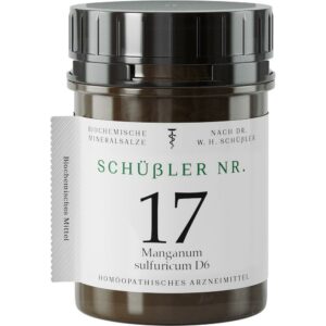 SCHÜSSLER Nr.17 Manganum sulfuricum D 6 Tabletten