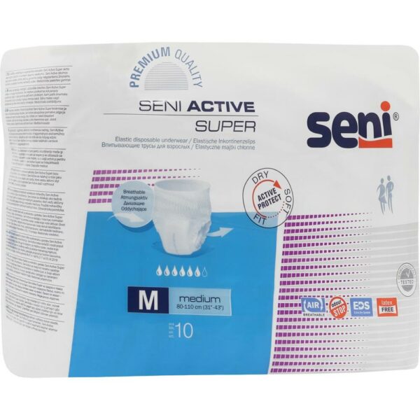 Seni Active Super Inkontinenzslip Einmal M