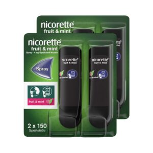 nicorette fruit & mint Spray 4er Set