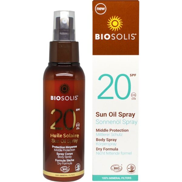 BIOSOLIS Bio Sonnenöl Spray LSF 20