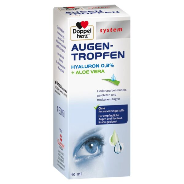 Doppelherz system AUGEN-TROPFEN HYALURON 0