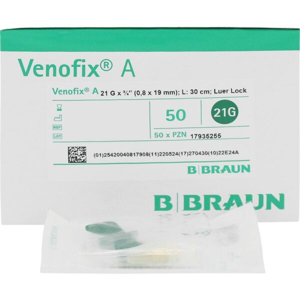 VENOFIX A 0.8X19MM 21G30CM