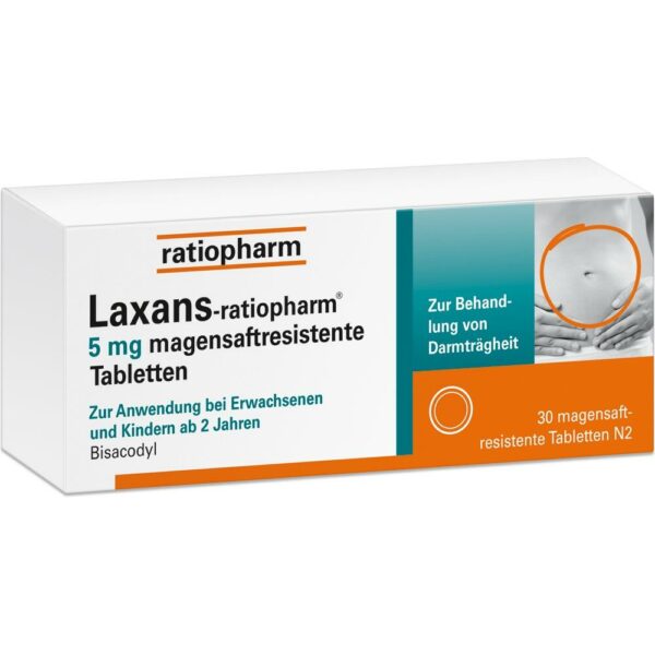 LAXANS RATIOPHARM 5MG TMR