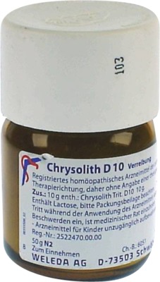 CHRYSOLITH D 10 Trituration