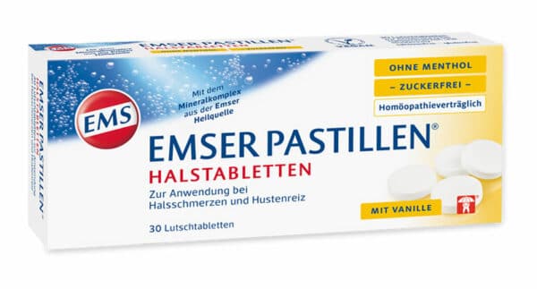 EMSER Pastillen ohne Menthol zuckerfrei