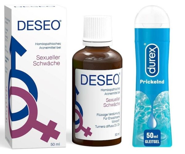 Deseo+DUREX Play Prickelnd Gleitgel Set