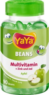 YAYA BEANS Apfel Zink und Jod Kaudragees