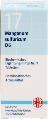 BIOCHEMIE DHU 17 Manganum sulfuricum D 6 Tabletten