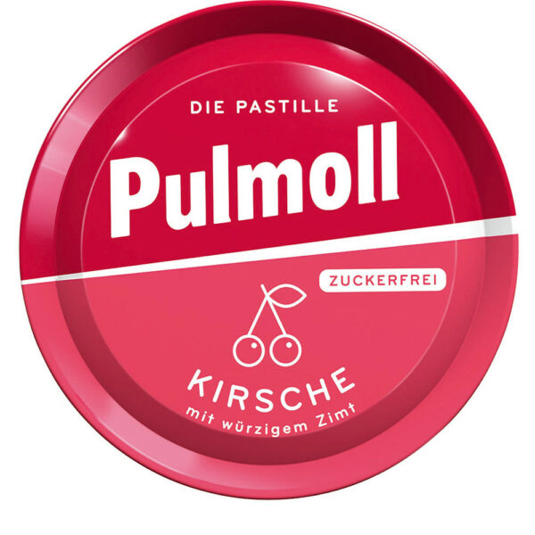 PULMOLL Hustenbonbons Wildkirsch+Vitamin C zuckerfrei