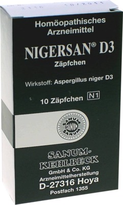 NIGERSAN D 3 Suppositorien