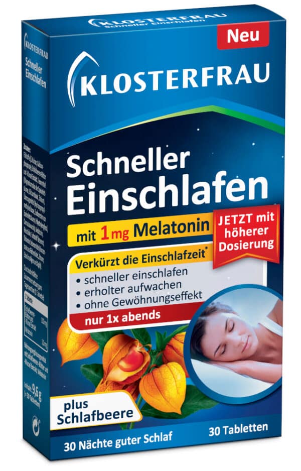 KLOSTERFRAU Schneller Einschlafen 1mg Melatonin