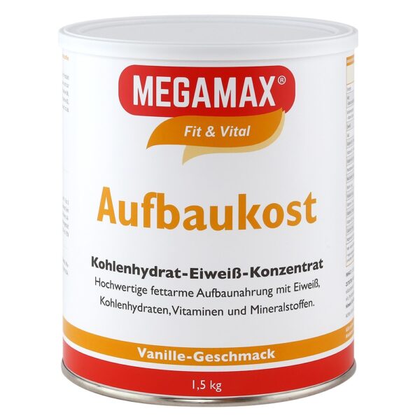 MEGAMAX Aufbaukost Vanille Pulver