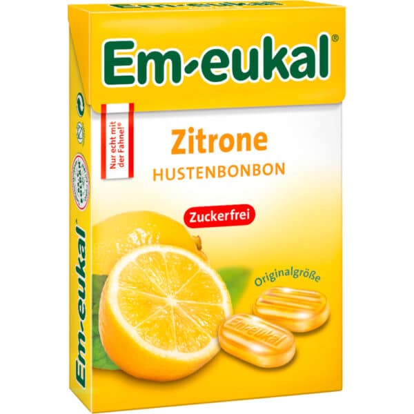 Em-eukal Zitrone Hustenbonbons zuckerfrei