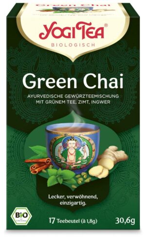 YOGI TEA Green Chai Bio Filterbeutel