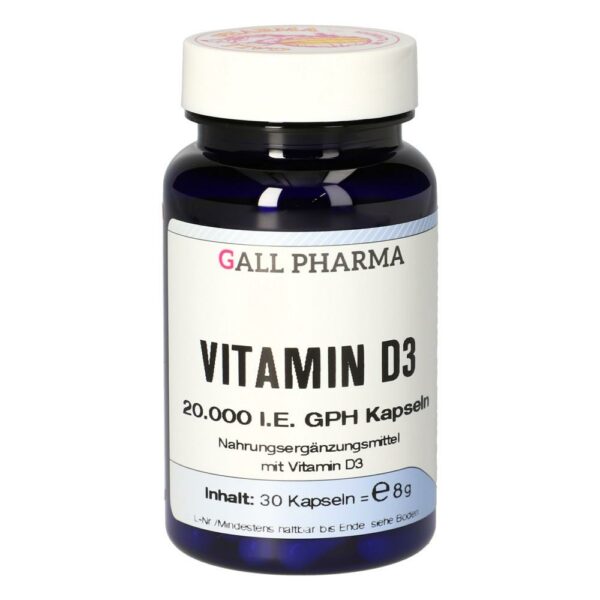 Vitamin D3 20.000 I.e. Gph Kapseln