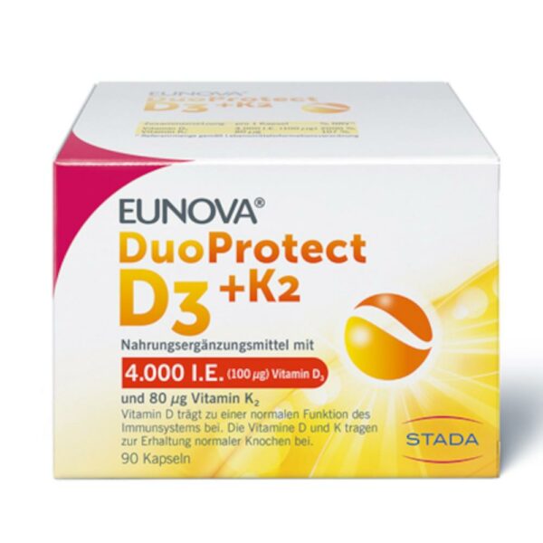 EUNOVA DuoProtect D3+K2 Kapseln