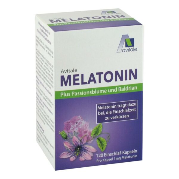 Avitale MELATONIN Plus Passionsblume und Baldrian