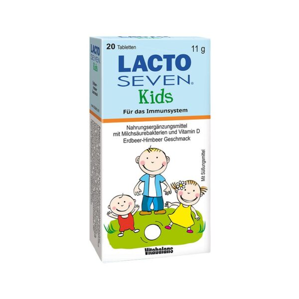 LACTO SEVEN Kids Erdbeer-Himbeer Geschmack