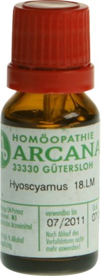 HYOSCYAMUS LM 18 Dilution