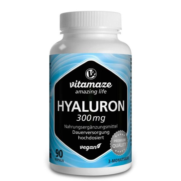 HYALURONSÄURE 300 mg hochdosiert vegan