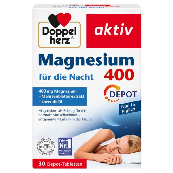 Doppelherz aktiv Magnesium 400 für die Nacht