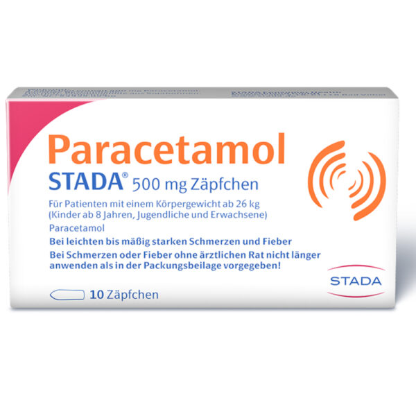 Paracetamol STADA 500mg Zäpfchen