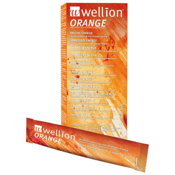 WELLION ORANGE Invertzuckersirup Beutel