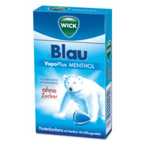 WICK BLAU VapoPlus MENTHOL Bonbons ohne Zucker