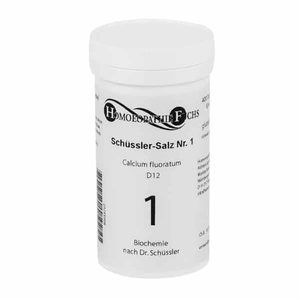 HOMOEOPATHIEFUCHS Schüssler-Salz Nummer 1 Calcium fluoratum D12 Biochemie