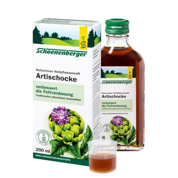 Schoenenberger Artischocke Naturreiner Heilpflanzensaft