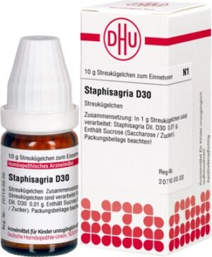 STAPHISAGRIA D 30 Globuli