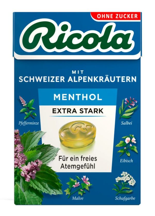 Ricola Menthol ohne Zucker