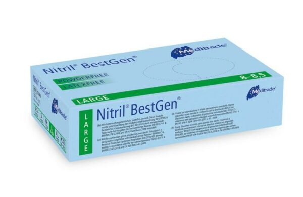 Nitril BestGen Untersuchungshandschuhe unsteril blau L