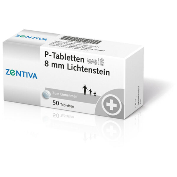 P TABLETTEN weiß 8 mm