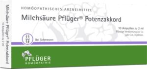 MILCHSÄURE Pflüger Potenzakkord Inj.-Lsg.Amp.