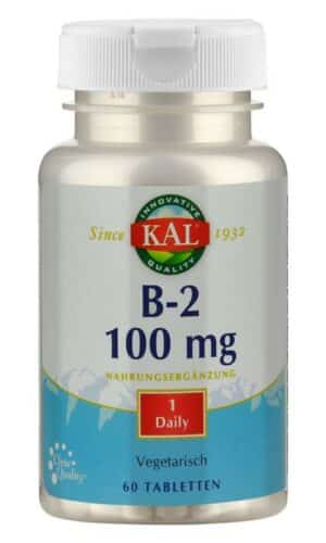 VITAMIN B-2 100mg NAHRUNGSERGÄNZUNG