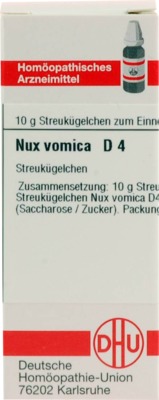 NUX VOMICA D 4 Globuli