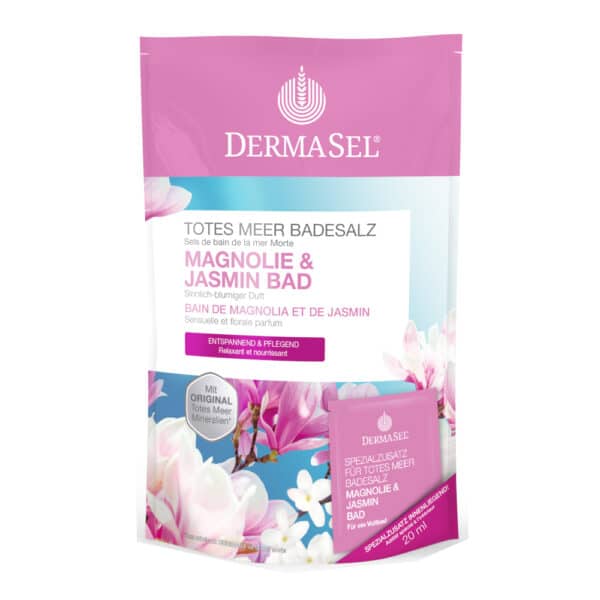 DERMASEL Totes Meer BADESALZ Magnolie & Jasmin