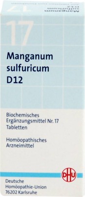 BIOCHEMIE DHU 17 Manganum sulfuricum D 12 Tabletten