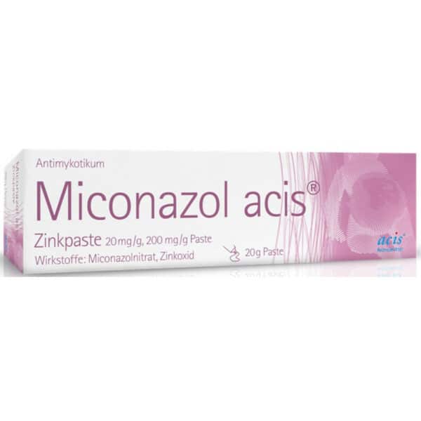 Miconazol acis Zinkpaste