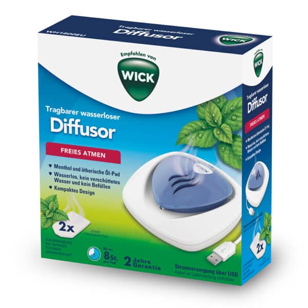 WICK Tragbarer wasserloser Diffusor FREIES ATMEN