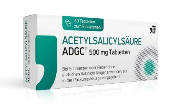 ACETYLSALICYLSÄURE ADGC 500mg