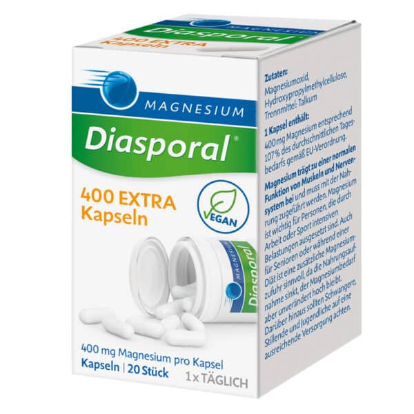 MAGNESIUM DIASPORAL 400 Extra Kapseln