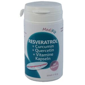 RESVERATROL Curcumin + Quercetin + Vitamine Kapseln