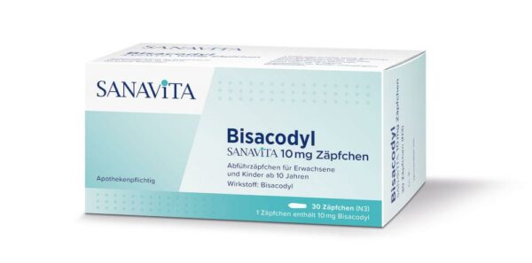 BISACODYL SANAVITA 10MG