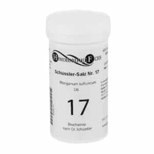 HOMOEOPATHIEFUCHS Schüssler-Salz Nummer 17 Manganum sulfuricum D6