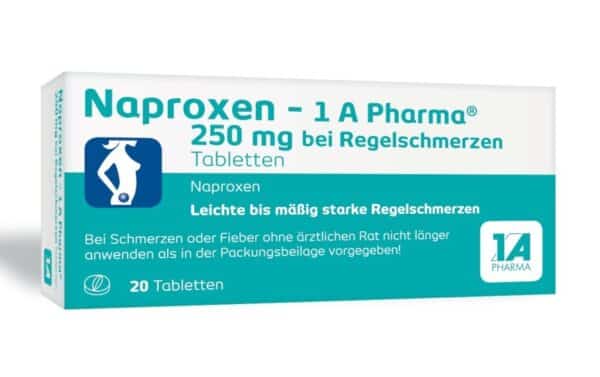 Naproxen-1A Pharma 250mg bei Regelschmerzen